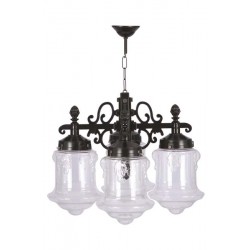 Modi Bahçe Aydınlatma BFE-68189-4BSY Siyah Boyalı Dış Mekan Aydınlatma E27 ABS Akrilik Cam 55cm