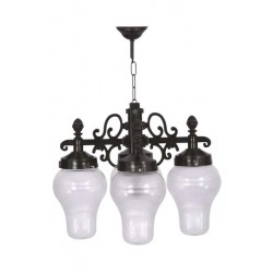 Modi Bahçe Aydınlatma BFE-68192-4BSY Siyah Boyalı Dış Mekan Aydınlatma E27 ABS Akrilik Cam 55cm