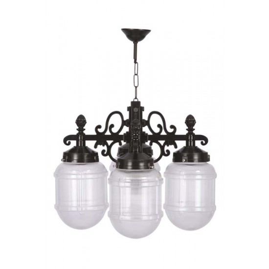 Modi Bahçe Aydınlatma BFE-68193-4BSY Siyah Boyalı Dış Mekan Aydınlatma E27 ABS Akrilik Cam 55cm