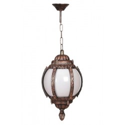 Modi Bahçe Aydınlatma BFE-68203-BKR-OP Kahverengi Boyalı Dış Mekan Aydınlatma E27 ABS Akrilik Cam 26cm