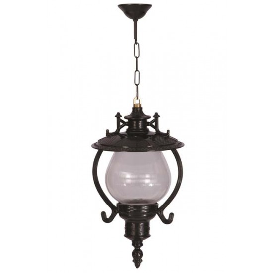 Modi Bahçe Aydınlatma BFE-68205-BSY Siyah Boyalı Dış Mekan Aydınlatma E27 ABS Akrilik Cam 25cm