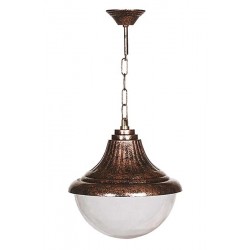 Modi Bahçe Aydınlatma BFE-68207-BKR Kahverengi Boyalı Dış Mekan Aydınlatma E27 ABS Polikarbon Cam 27cm