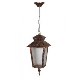 Modi Bahçe Aydınlatma BFE-68211-BKR Kahverengi Boyalı Dış Mekan Aydınlatma E27 ABS Cam 18cm