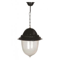 Modi Bahçe Aydınlatma BFE-68212-BSY Siyah Boyalı Dış Mekan Aydınlatma E27 ABS Polikarbon Cam 30cm
