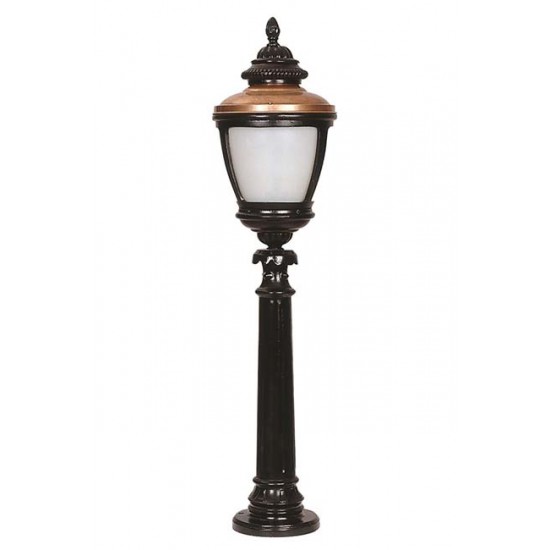 Modi Bahçe Aydınlatma BSU-68011-BSY-BOP Kahverengi/Siyah Boyalı Dış Mekan Aydınlatma E27 Aluminyum Polikarbon Cam 26cm