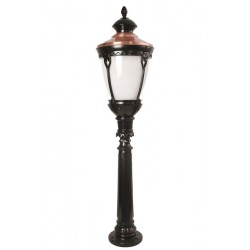 Modi Bahçe Aydınlatma BSU-68026-BSY-BOP Kahverengi/Siyah Boyalı Dış Mekan Aydınlatma E27 Aluminyum Polikarbon Cam 30cm