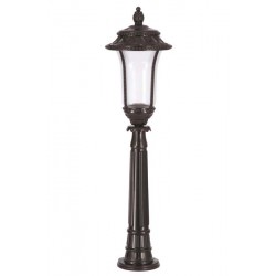 Modi Bahçe Aydınlatma BSU-68027-BSY-B Siyah Boyalı Dış Mekan Aydınlatma E27 Aluminyum Akrilik Cam 28cm