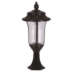 Modi Bahçe Aydınlatma BSU-68027-BSY-K Siyah Boyalı Dış Mekan Aydınlatma E27 Aluminyum Akrilik Cam 28cm