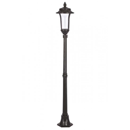 Modi Bahçe Aydınlatma BSU-68030-BSY Siyah Boyalı Dış Mekan Aydınlatma E27 Aluminyum Döküm Dip Akrilik Cam 28cm