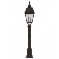 Modi Bahçe Aydınlatma BSU-68035-BSY-BOP Siyah Boyalı Dış Mekan Aydınlatma E27 Aluminyum Cam 23cm