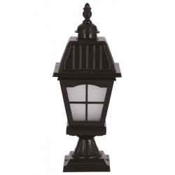 Modi Bahçe Aydınlatma BSU-68039-BSY-BOP Siyah Boyalı Dış Mekan Aydınlatma E27 Aluminyum Cam 23cm