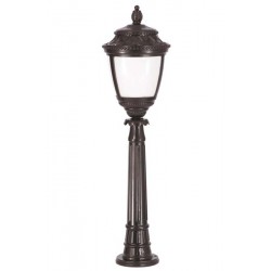 Modi Bahçe Aydınlatma BSU-68041-BSY-OP Siyah Boyalı Dış Mekan Aydınlatma E27 Aluminyum Polikarbon Cam 28cm