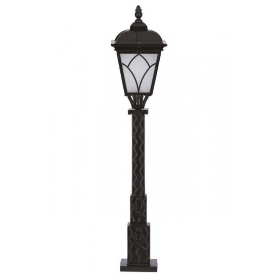 Modi Bahçe Aydınlatma BSU-68043-BSY-BOP Siyah Boyalı Dış Mekan Aydınlatma E27 Aluminyum Cam 23cm