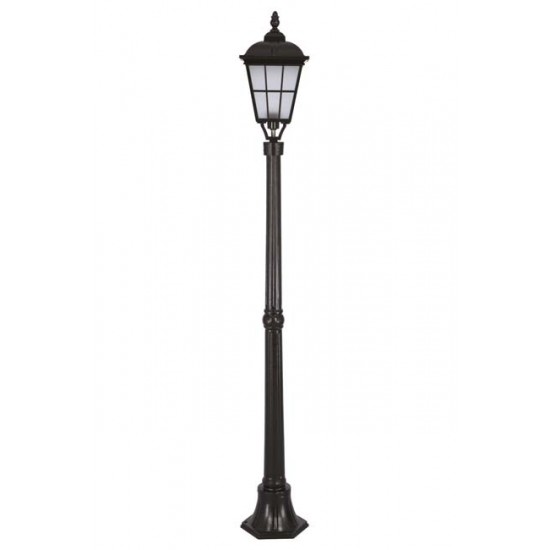 Modi Bahçe Aydınlatma BSU-68046-BSY-BOP Siyah Boyalı Dış Mekan Aydınlatma E27 Aluminyum Döküm Dip Cam 23cm