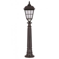 Modi Bahçe Aydınlatma BSU-68046-BSY-M2-OP Siyah Boyalı Dış Mekan Aydınlatma E27 Aluminyum Cam 23cm