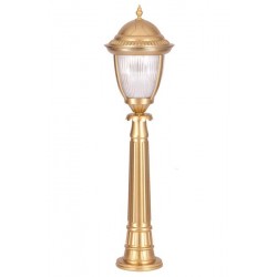 Modi Bahçe Aydınlatma BSU-68053-BSA-B Sarı Boyalı Dış Mekan Aydınlatma E27 Aluminyum Döküm Dip Polikarbon Cam 25cm