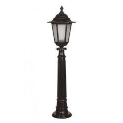 Modi Bahçe Aydınlatma BSU-68054-BSY-M1-BOP Siyah Boyalı Dış Mekan Aydınlatma E27 Aluminyum Polikarbon Cam 27cm