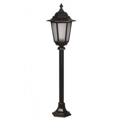 Modi Bahçe Aydınlatma BSU-68054-BSY-M3-BOP Siyah Boyalı Dış Mekan Aydınlatma E27 Aluminyum Polikarbon Cam 27cm