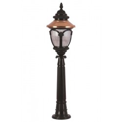 Modi Bahçe Aydınlatma BSU-68057-BSY-B Kahverengi/Siyah Boyalı Dış Mekan Aydınlatma E27 Aluminyum Polikarbon Cam 25cm