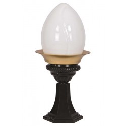 Modi Bahçe Aydınlatma BSU-68058-BSA-OP Sarı/Siyah Boyalı Dış Mekan Aydınlatma E27 Aluminyum Akrilik Cam 22cm