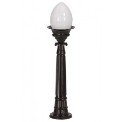 Modi Bahçe Aydınlatma BSU-68058-BSY-BOP Siyah Boyalı Dış Mekan Aydınlatma E27 Aluminyum Akrilik Cam 22cm