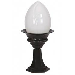 Modi Bahçe Aydınlatma BSU-68058-BSY-KOP Siyah Boyalı Dış Mekan Aydınlatma E27 Aluminyum Akrilik Cam 22cm