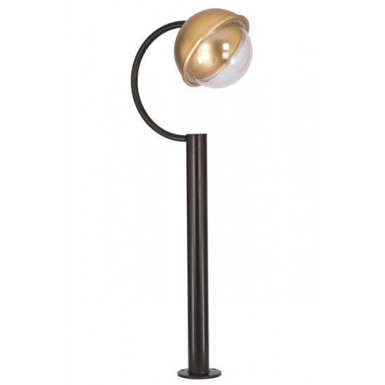 Modi Bahçe Aydınlatma BSU-68060-BSY-M2 Sarı/Siyah Boyalı Dış Mekan Aydınlatma E27 Aluminyum Polikarbon Cam 45cm