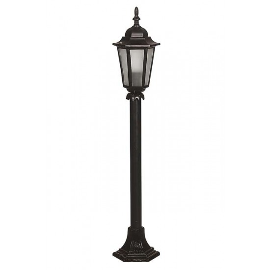 Modi Bahçe Aydınlatma BSU-68061-BSY-M1-BOP Siyah Boyalı Dış Mekan Aydınlatma E27 Aluminyum Cam 20cm