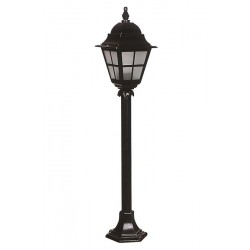 Modi Bahçe Aydınlatma BSU-68062-BSY-M1-OP Siyah Boyalı Dış Mekan Aydınlatma E27 Aluminyum Polikarbon Cam 18cm
