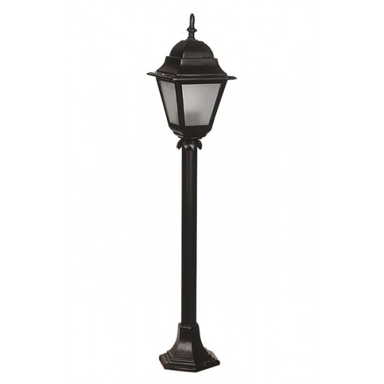 Modi Bahçe Aydınlatma BSU-68062-BSY-M2-OP Siyah Boyalı Dış Mekan Aydınlatma E27 Aluminyum Polikarbon Cam 18cm