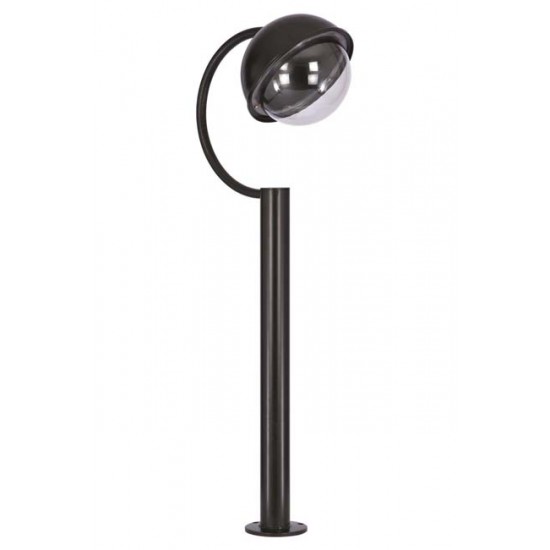 Modi Bahçe Aydınlatma BSU-68064-BSY-M2 Siyah Boyalı Dış Mekan Aydınlatma E27 Aluminyum Döküm Dip Polikarbon Cam 45cm
