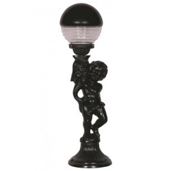 Modi Bahçe Aydınlatma BSU-68072-BSY Siyah Boyalı Dış Mekan Aydınlatma E27 Aluminyum Akrilik Cam 20cm