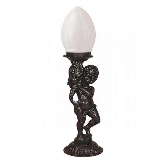 Modi Bahçe Aydınlatma BSU-68075-BSY-OP Siyah Boyalı Dış Mekan Aydınlatma E27 Aluminyum Akrilik Cam 20cm
