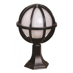 Modi Bahçe Aydınlatma BSU-68078-BSY-KOP Siyah Boyalı Dış Mekan Aydınlatma E27 Aluminyum Polietilen Cam 25cm