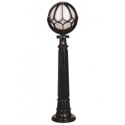 Modi Bahçe Aydınlatma BSU-68078-BSY-M2-OP Siyah Boyalı Dış Mekan Aydınlatma E27 Aluminyum Polietilen Cam 25cm
