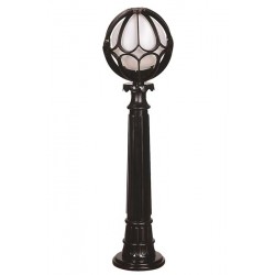 Modi Bahçe Aydınlatma BSU-68079-BSY-M1-BOP Siyah Boyalı Dış Mekan Aydınlatma E27 Aluminyum Polietilen Cam 30cm