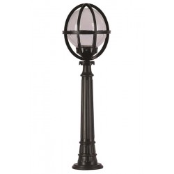 Modi Bahçe Aydınlatma BSU-68080-BSY-M2-BOP Siyah Boyalı Dış Mekan Aydınlatma E27 Aluminyum Akrilik Cam 30cm