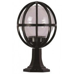 Modi Bahçe Aydınlatma BSU-68080-BSY-M4-K Siyah Boyalı Dış Mekan Aydınlatma E27 ABS Akrilik Cam 30cm