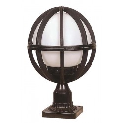 Modi Bahçe Aydınlatma BSU-68080-BSY-M4-KOP Siyah Boyalı Dış Mekan Aydınlatma E27 ABS Akrilik 23cm
