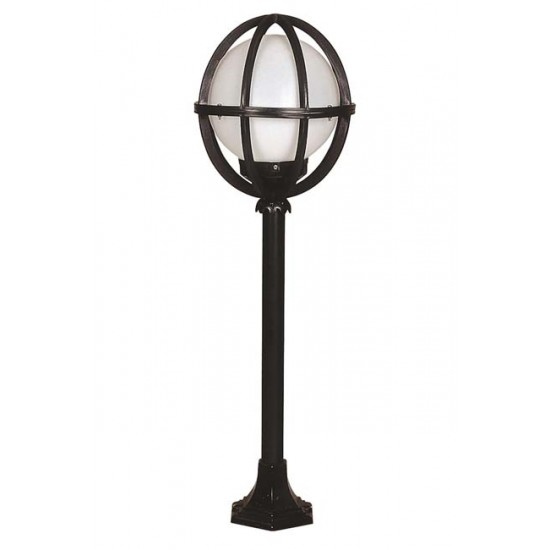 Modi Bahçe Aydınlatma BSU-68080-BSY-M7-BOP Siyah Boyalı Dış Mekan Aydınlatma E27 ABS Polietilen Cam 30cm