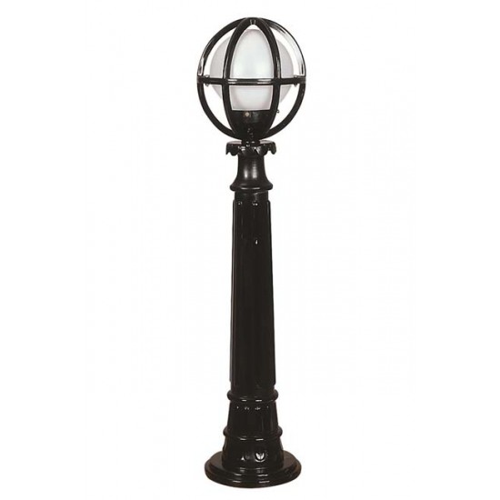 Modi Bahçe Aydınlatma BSU-68080-BSY-M8-BOP Siyah Boyalı Dış Mekan Aydınlatma E27 ABS Polietilen Cam 20cm