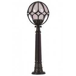 Modi Bahçe Aydınlatma BSU-68081-BSY-M2-BOP Siyah Boyalı Dış Mekan Aydınlatma E27 Aluminyum Akrilik Cam 30cm