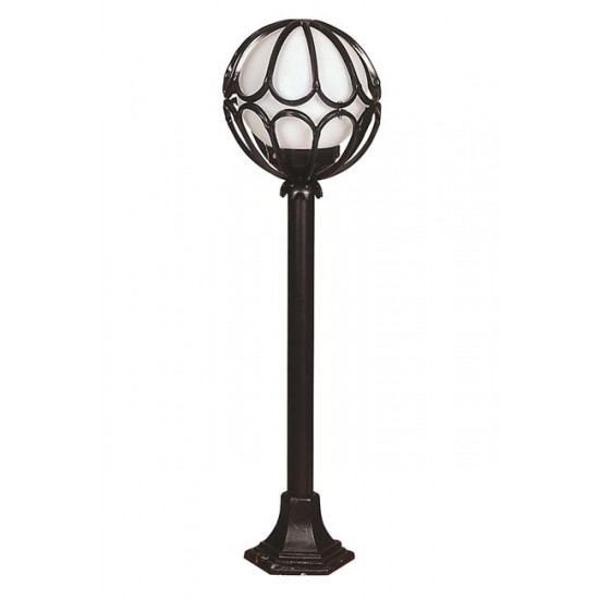 Modi Bahçe Aydınlatma BSU-68081-BSY-M5-BOP Siyah Boyalı Dış Mekan Aydınlatma E27 ABS Polietilen Cam 23cm