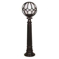 Modi Bahçe Aydınlatma BSU-68081-BSY-M6-BOP Siyah Boyalı Dış Mekan Aydınlatma E27 ABS Polietilen Cam 23cm
