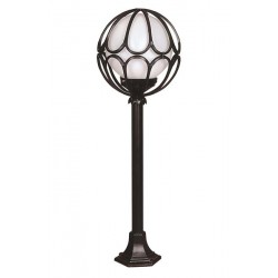 Modi Bahçe Aydınlatma BSU-68081-BSY-M7-BOP Siyah Boyalı Dış Mekan Aydınlatma E27 ABS Polietilen Cam 30cm