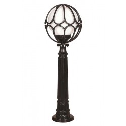 Modi Bahçe Aydınlatma BSU-68081-BSY-M8-BOP Siyah Boyalı Dış Mekan Aydınlatma E27 ABS Polietilen Cam 30cm