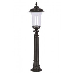 Modi Bahçe Aydınlatma BSU-68082-BSY-B Siyah Boyalı Dış Mekan Aydınlatma E27 Aluminyum Döküm Dip Akrilik Cam 30cm