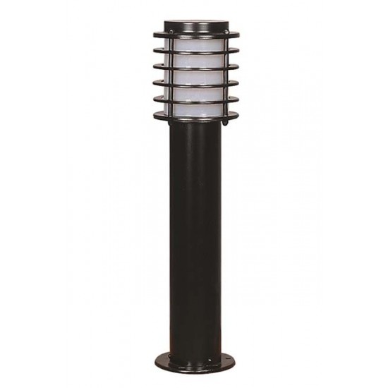 Modi Bahçe Aydınlatma BSU-68128-BSY-B Siyah Boyalı Dış Mekan Aydınlatma E27 Aluminyum Polikarbon Cam 17cm