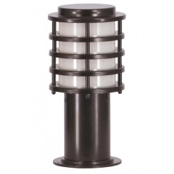 Modi Bahçe Aydınlatma BSU-68128-BSY-K Siyah Boyalı Dış Mekan Aydınlatma E27 Aluminyum Polikarbon Cam 17cm