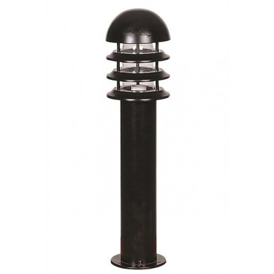 Modi Bahçe Aydınlatma BSU-68129-BSY-B Siyah Boyalı Dış Mekan Aydınlatma E27 Aluminyum Polikarbon Cam 18cm